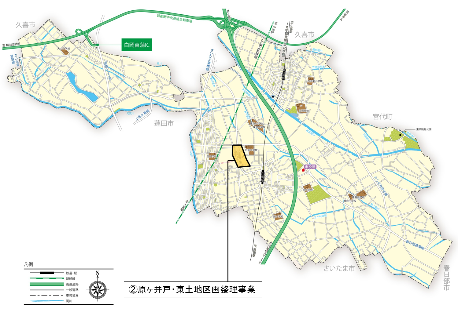 施行位置図