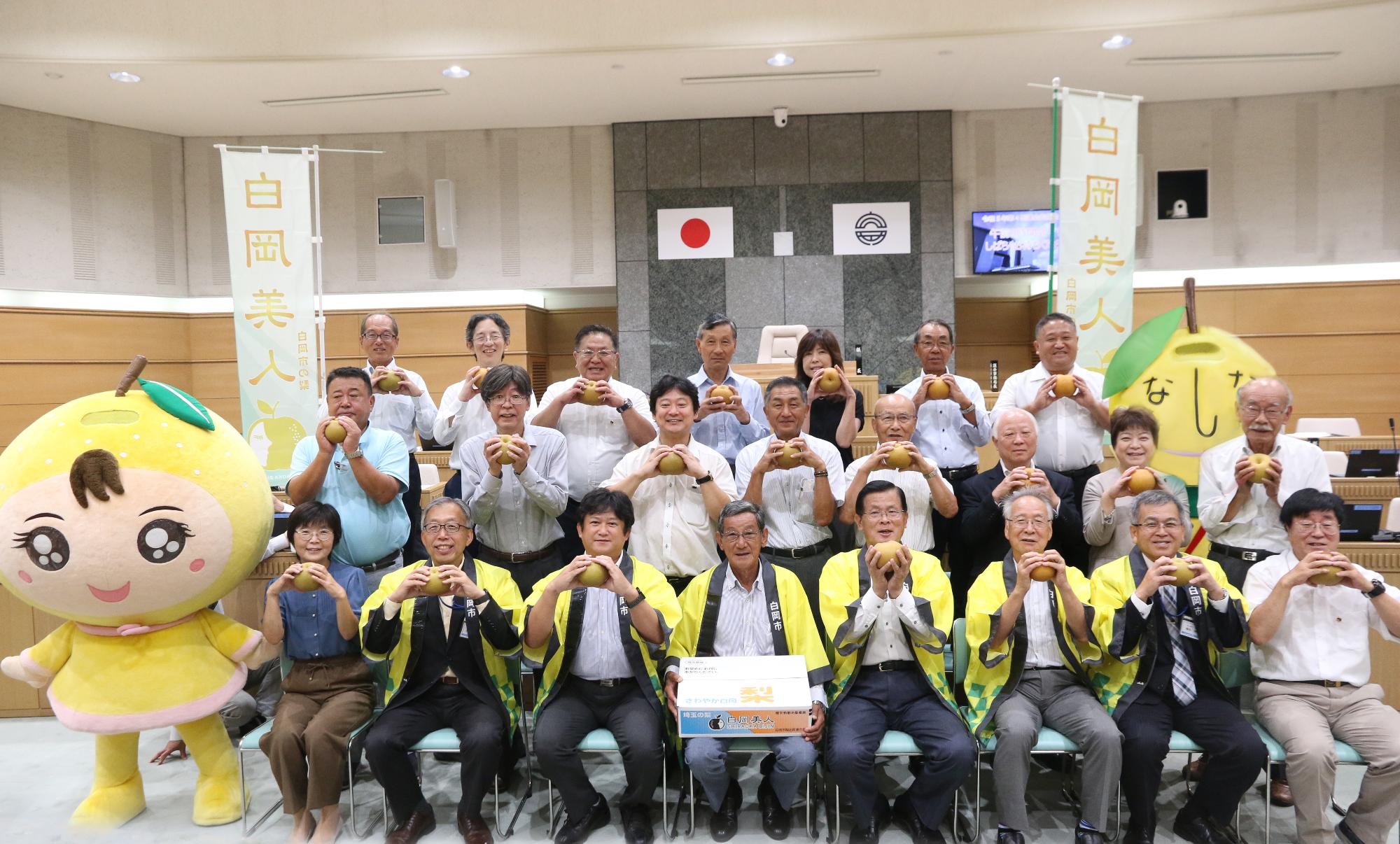 白岡美人プロモーションイベント集合写真