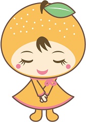 お辞儀をしているなしりんのイラスト