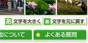 文字サイズを大きくしたときの画面コピー