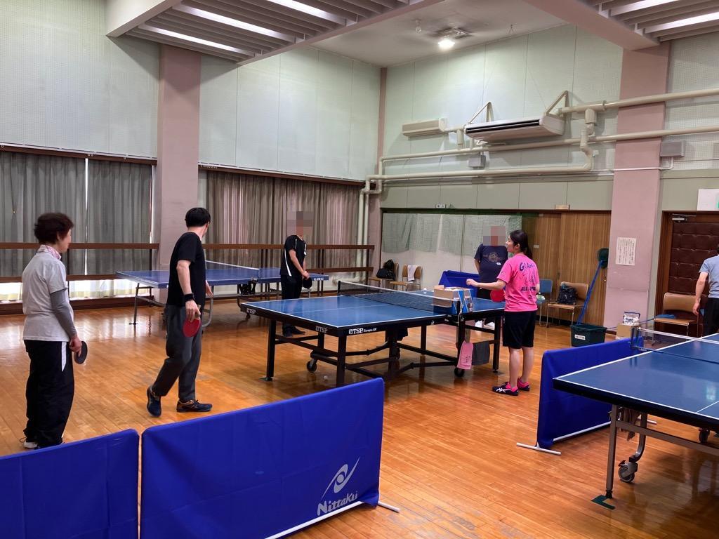 リフレッシュ!心も体も元気に!大人健康卓球教室(初級)