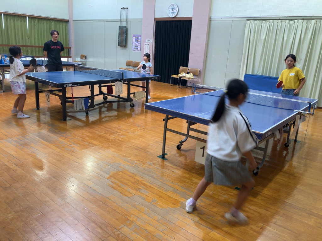 子ども卓球教室(初級)