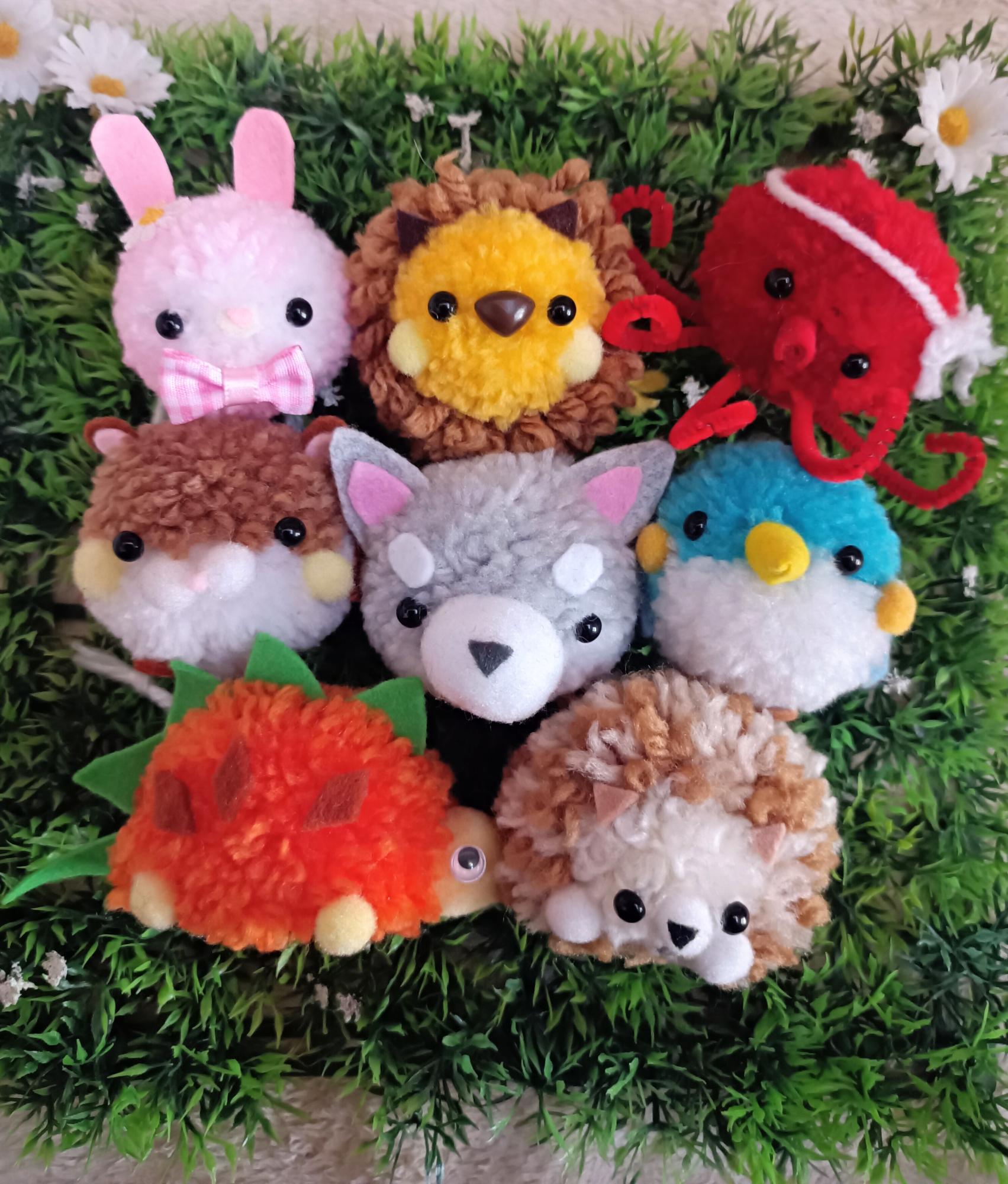 親子でハンドメイド♪可愛すぎるふわふわポンポンマスコットづくり教室