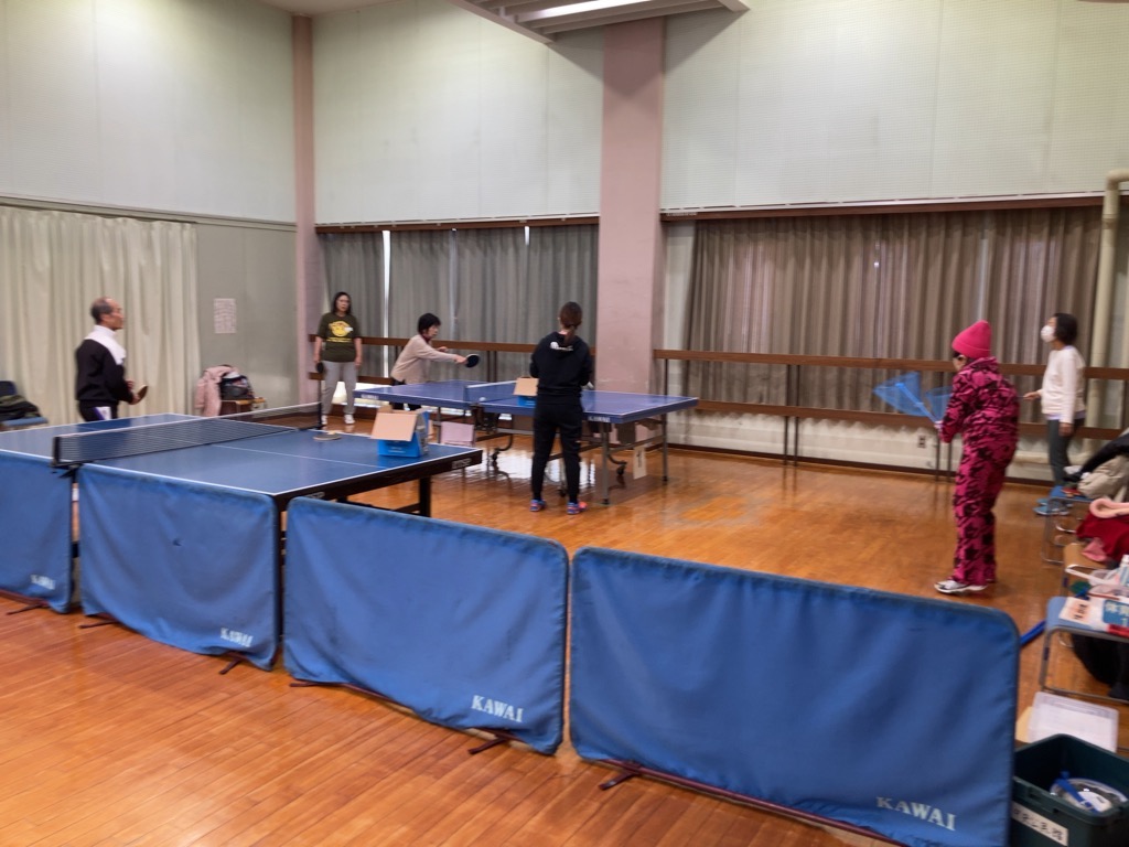 卓球教室(初級)18歳以上対象