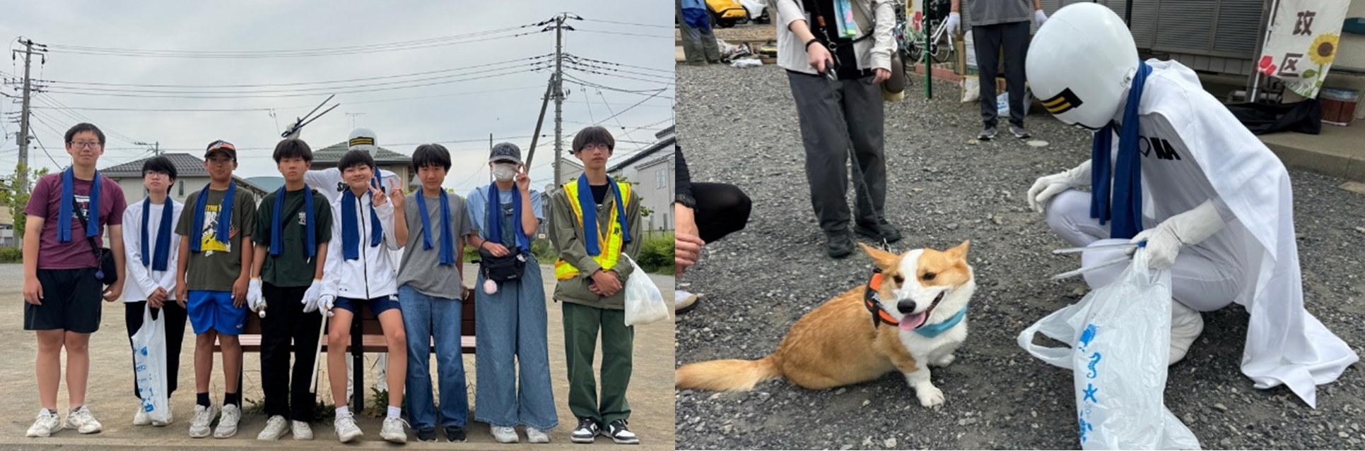 R8ごみゼロクリーン運動犬