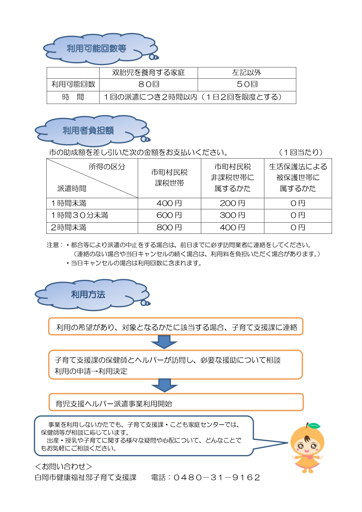 育児支援ヘルパー派遣事業2