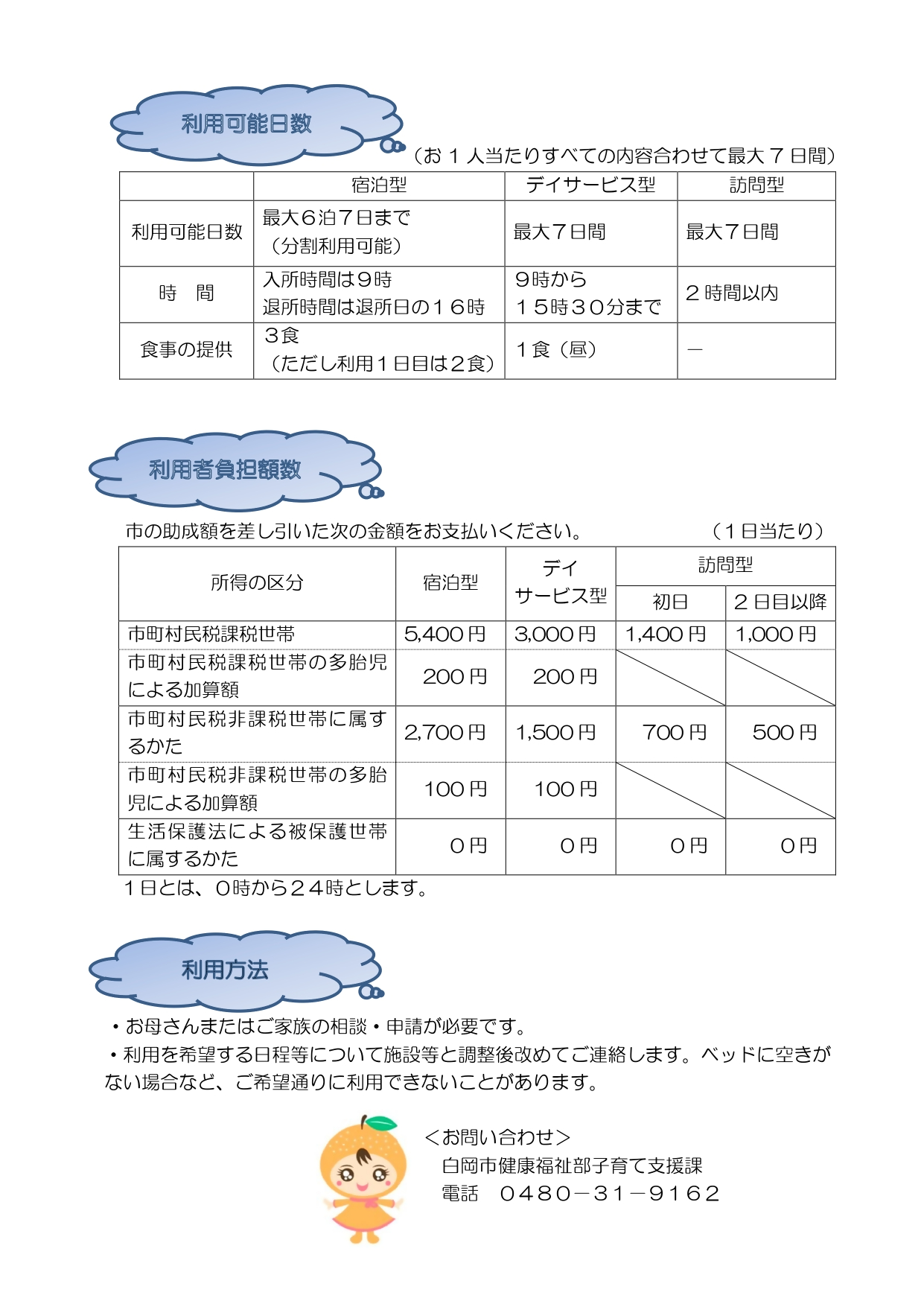 産後ケア事業チラシ2