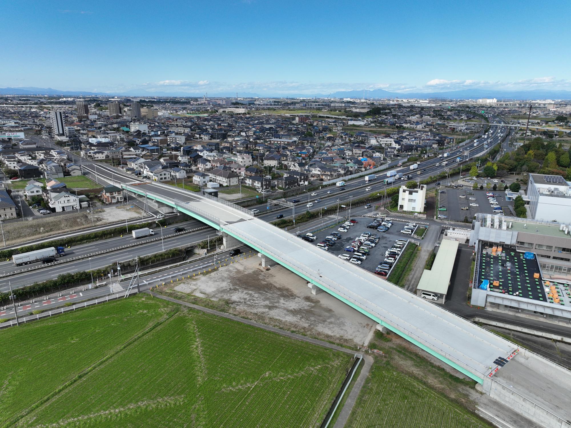 白岡中央大橋横から