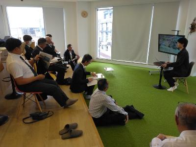 静岡県静岡市の視察の様子