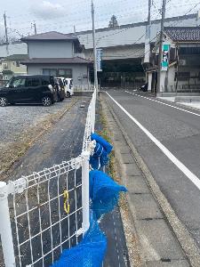 除草後